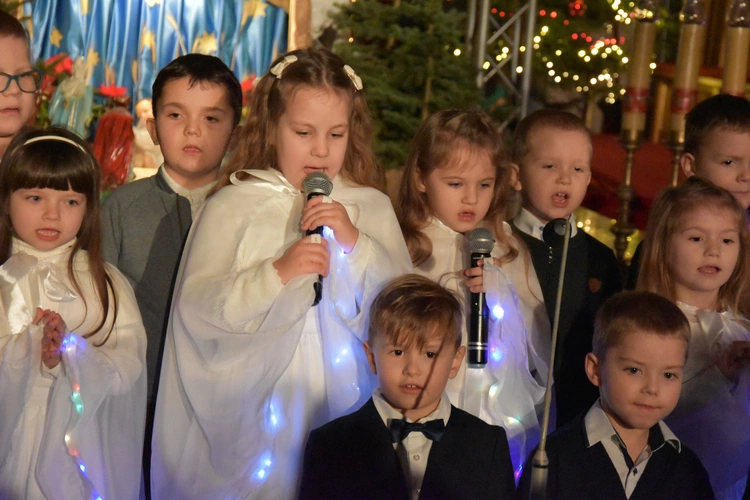 Przasnysz. Kolędowanie w farze
