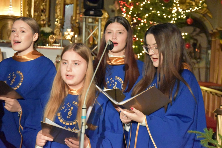 Przasnysz. Kolędowanie w farze