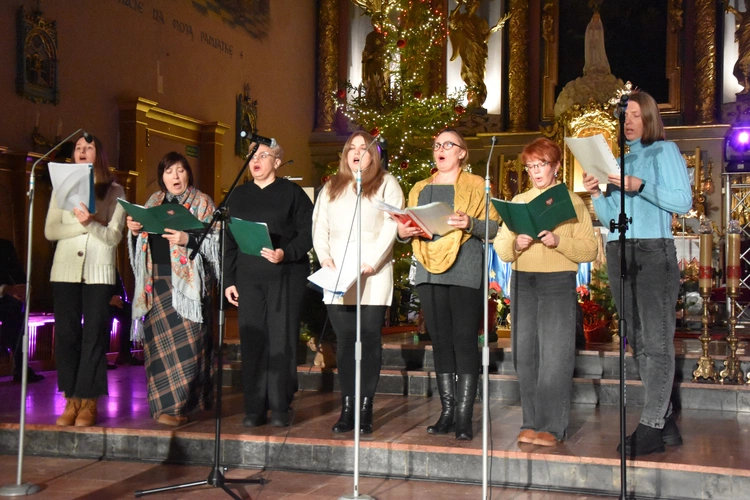 Przasnysz. Kolędowanie w farze