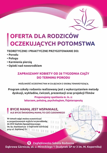 Dąbrowa Górnicza. Wystartowała Zagłębiowska Szkoła Rodzenia