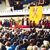 W czasie 46. Międzynarodowego Kongresu Eucharystycznego.