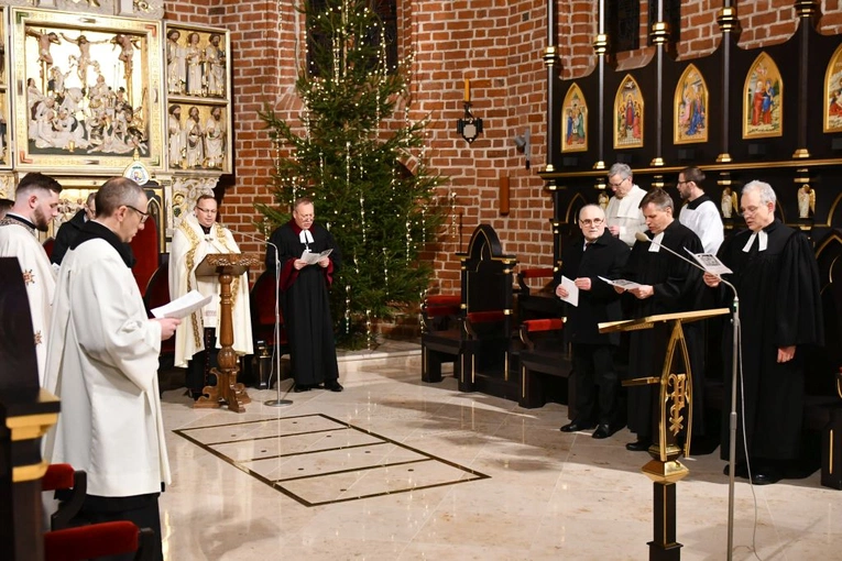 Modlitwa o jedność chrześcijan w katedrze