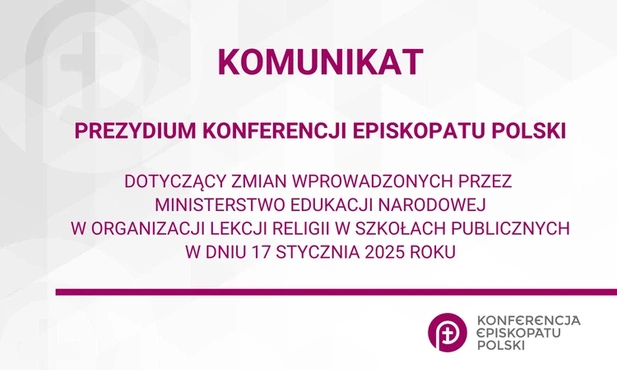 Prezydium Episkopatu o zmianach w nauczaniu religii