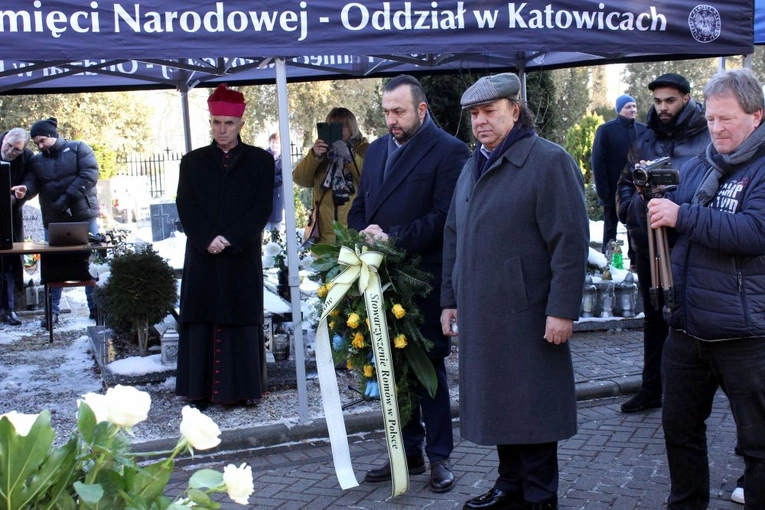 Odsłonięcie monumentu pamięci ofiar marszu śmierci