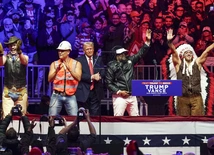 Trump podczas preinauguracyjnego wystąpienia