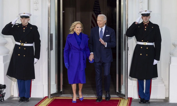 Joe Biden z małżonką, Jill