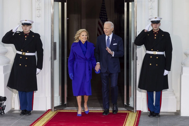 Joe Biden z małżonką, Jill