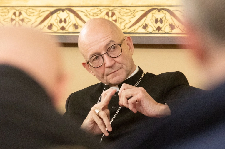 Spotkanie abp. A. Galbasa z dziennikarzami