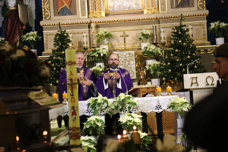 Pogrzeb kpt. Wacława Szaconia "Czarnego"