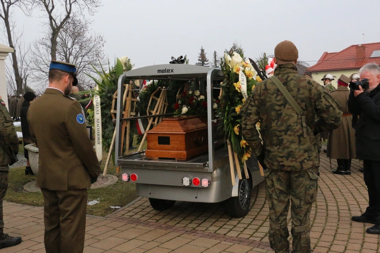 Pogrzeb kpt. Wacława Szaconia "Czarnego"