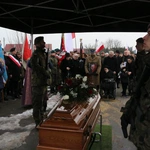 Pogrzeb kpt. Wacława Szaconia "Czarnego"