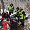 	Podczas zadania ratowania dzieci postrzelonych w lesie.