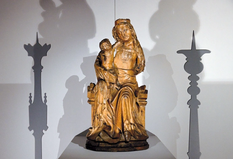 Madonna z Dzieciątkiem z około 1370 roku.