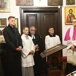 Płock. Wieczernia w cerkwi