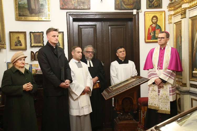 Płock. Wieczernia w cerkwi
