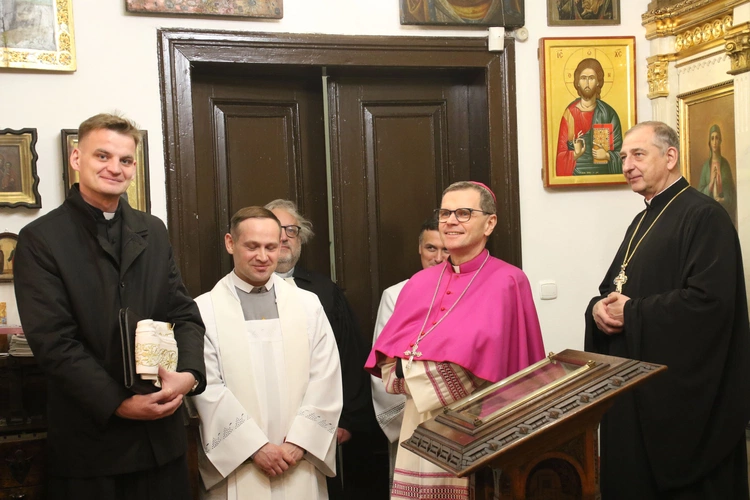 Płock. Wieczernia w cerkwi