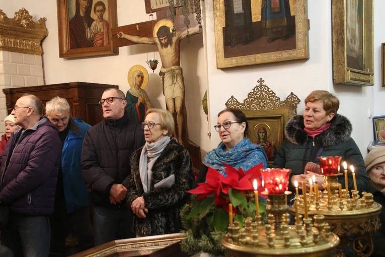 Płock. Wieczernia w cerkwi