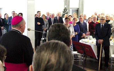 Uczestników spotkania odwiedził bp Andrzej Jeż.