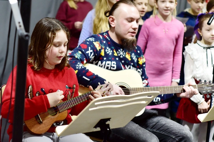 Olsztyn. Koncert kolęd w szkole katolickiej