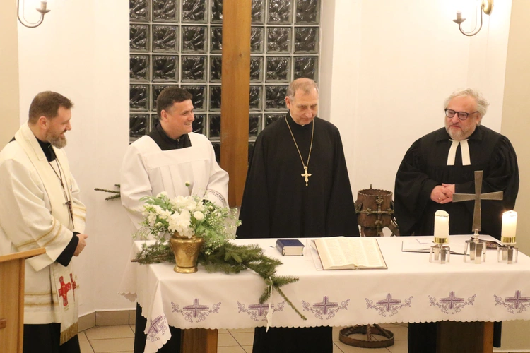 Płock. Nabożeństwo ekumeniczne w zborze