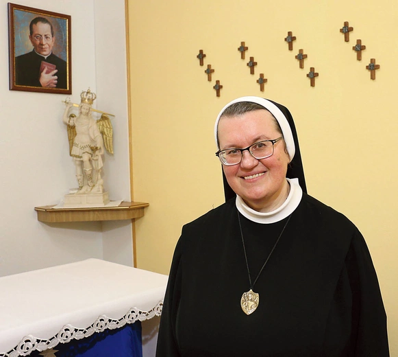 	S. Karina w kaplicy domu zakonnego.