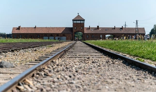 Rampa wyładowcza w byłym obozie KL Auschwitz-II Birkenau