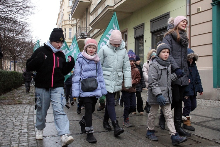 Pierwszy Marsz Radości w Zespole Szkół Salezjańskich