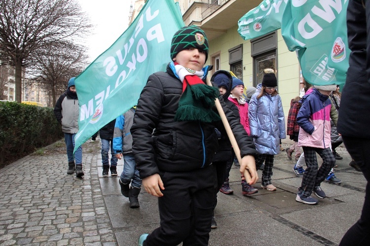 Pierwszy Marsz Radości w Zespole Szkół Salezjańskich