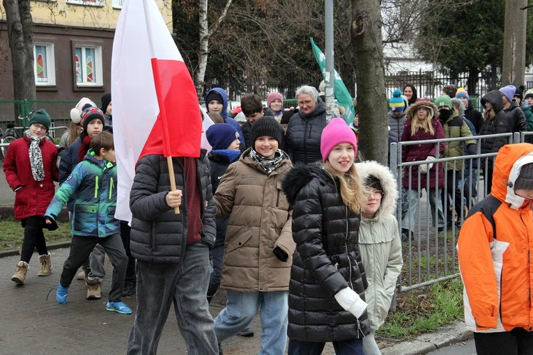 Pierwszy Marsz Radości w Zespole Szkół Salezjańskich