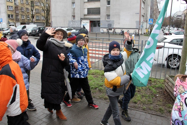 Pierwszy Marsz Radości w Zespole Szkół Salezjańskich