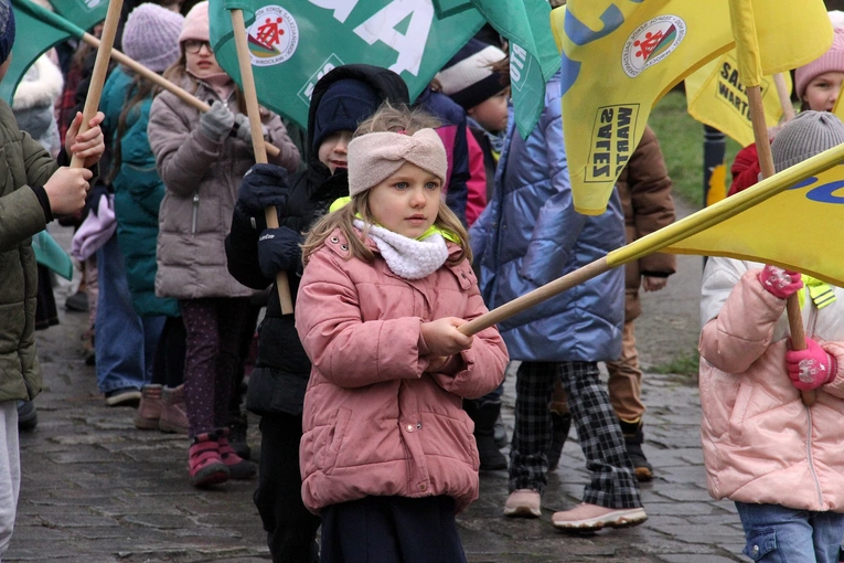 Pierwszy Marsz Radości w Zespole Szkół Salezjańskich