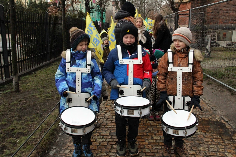Pierwszy Marsz Radości w Zespole Szkół Salezjańskich