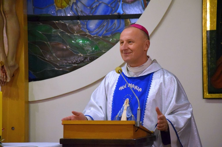 Bp Solarczyk modlił się w klasztorze klarysek w Skaryszewie