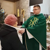 Błogosławieństwo "błażejkami"
