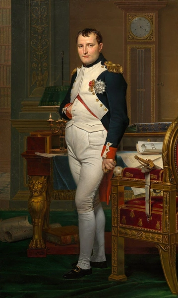 Portret Napoleona I, cesarza Francuzów, autorstwa Jacques’a-Louisa Davida (1812)