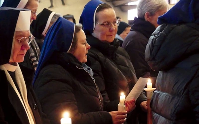 	Podczas diecezjalnego świętowania w bielskim „Sercu”.
