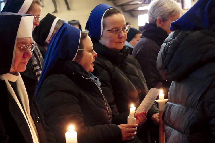 	Podczas diecezjalnego świętowania w bielskim „Sercu”.