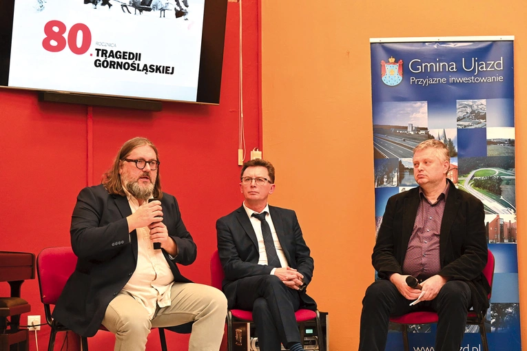 Prelegenci (od lewej): dr Sebastian Rosenbaum, Dariusz Ciapa i dr Dariusz Węgrzyn.
