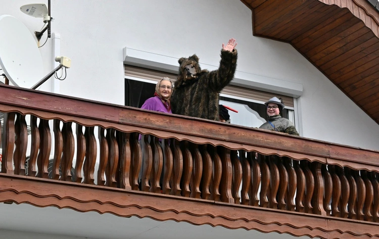 Przez Ostrożnicę z niedźwiedziem