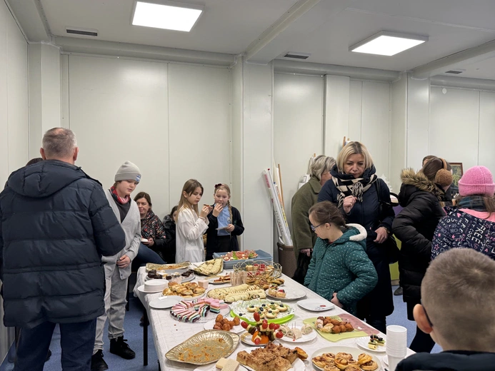 Poświęcenie nowego budynku NSP "Źródła"