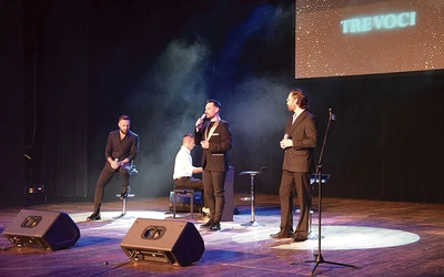 Na scenie wystąpili tenorzy Tre Voci.