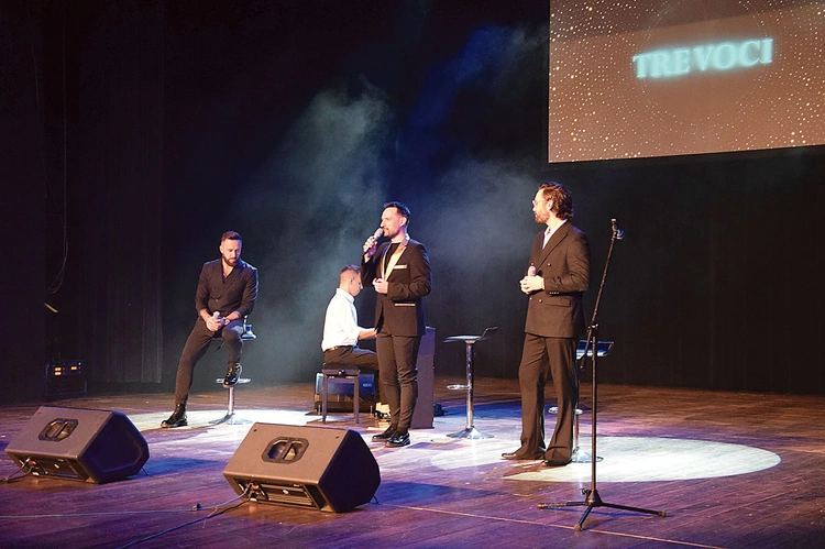 Na scenie wystąpili tenorzy Tre Voci.