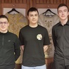 	Od lewej: Jakub, Mateusz i Mariusz.