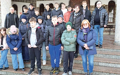 Po WSD uczestników oprowadził diakon Kamil Stachuczy.