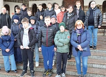 Po WSD uczestników oprowadził diakon Kamil Stachuczy.