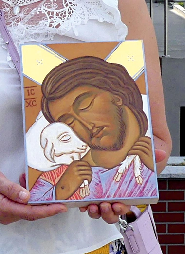 Pod okiem Danuty Jęczmyk w Kamienicy powstaną ikony Dobrego Pasterza.