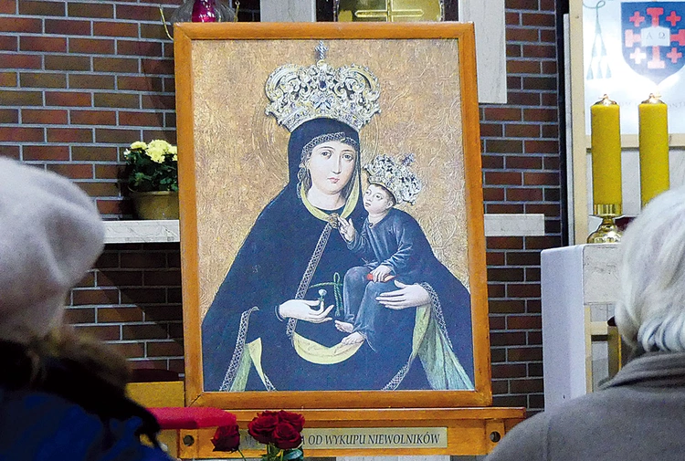 	Obraz, który peregrynuje po diecezji.