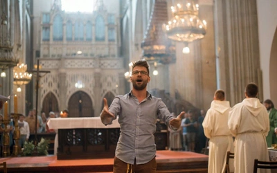 Warsztaty wokalne muzyki liturgicznej u opolskich jezuitów