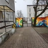 Mural w Centrum Kryzysowym Caritas w Koszalinie