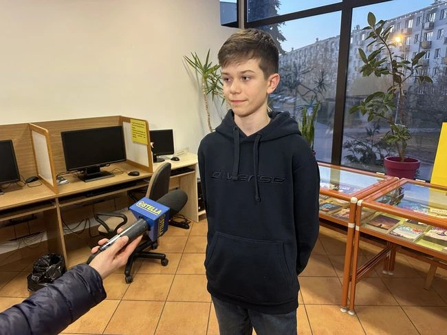 Michał Religa, młodzieżowy Czytelnik Roku 2024.